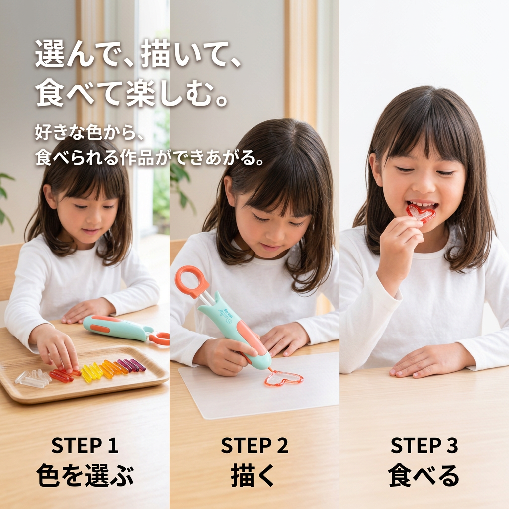 3Doodler Candyで楽しむキャンディアートの体験・ギフトイメージ